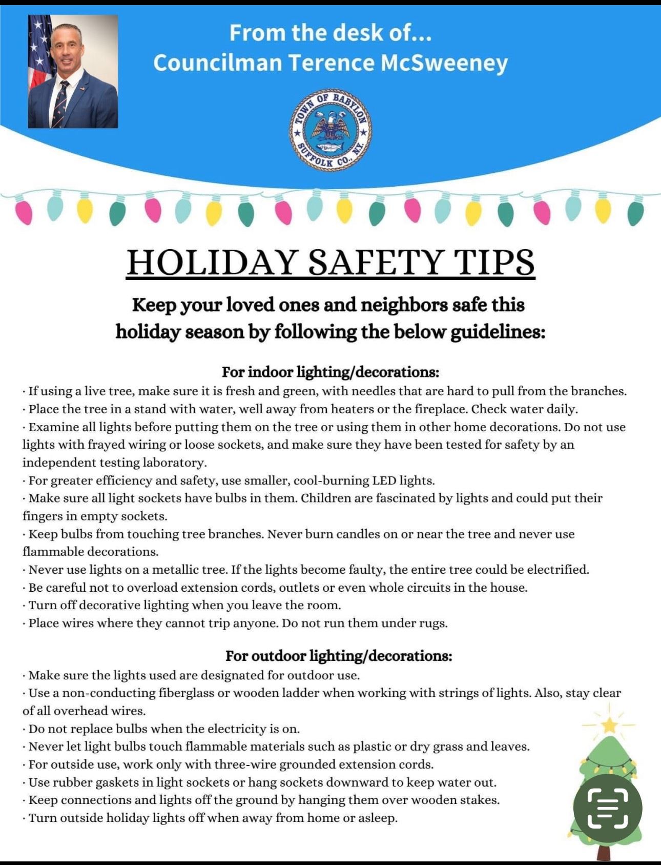 Holiday Safety Tips