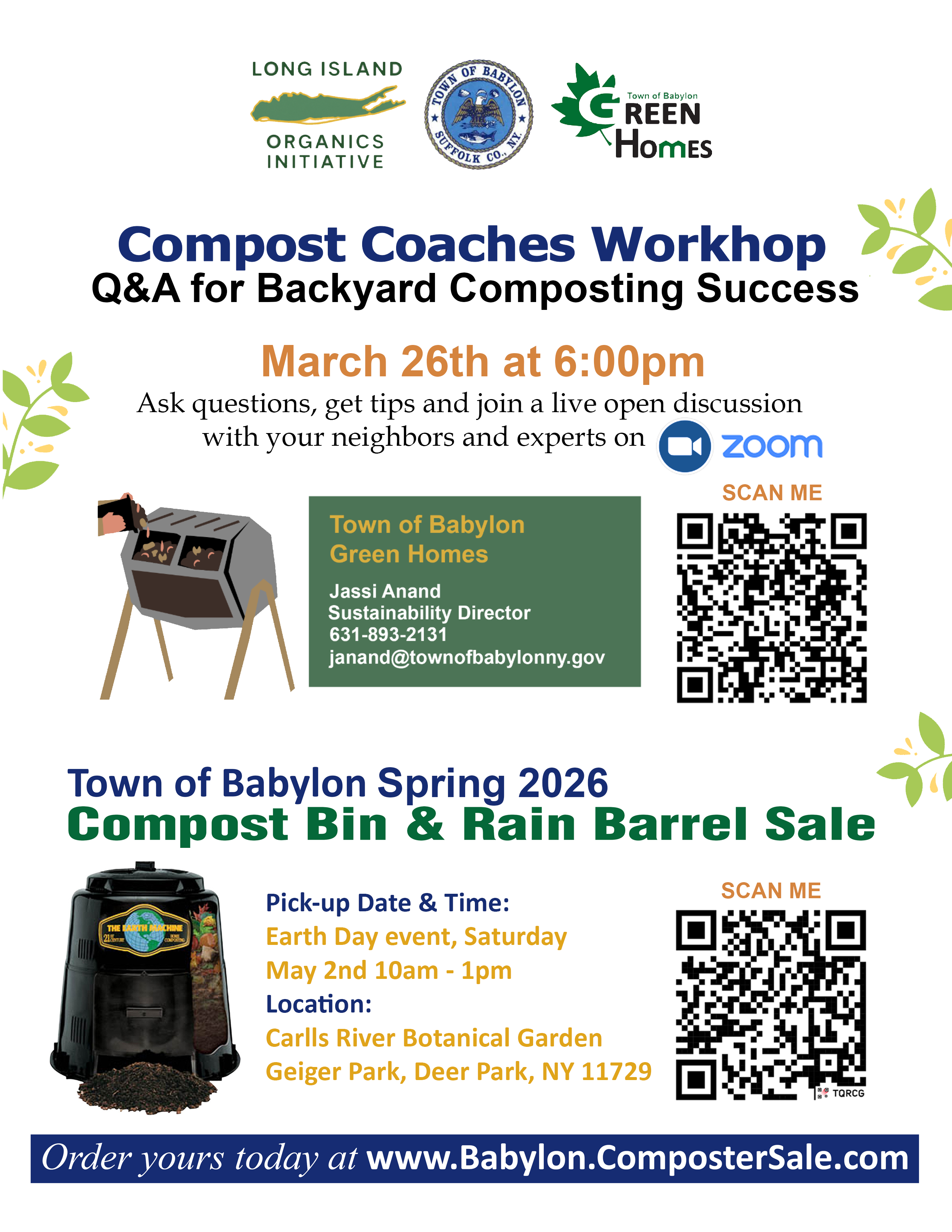 March 25 Babylon Compost Coaches Workshop Flyer (1)