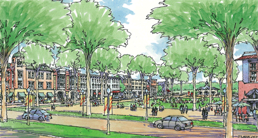 Artist rendition of Wyandanch 