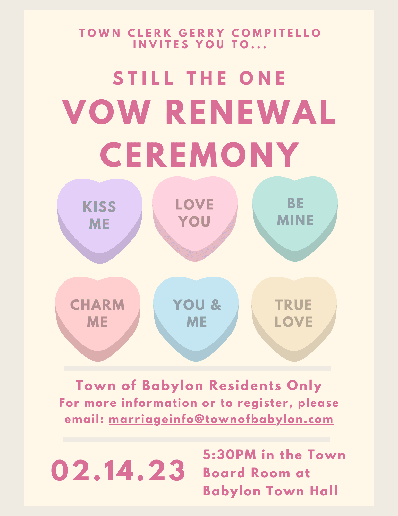 Vow Renewal Ceremony 2023