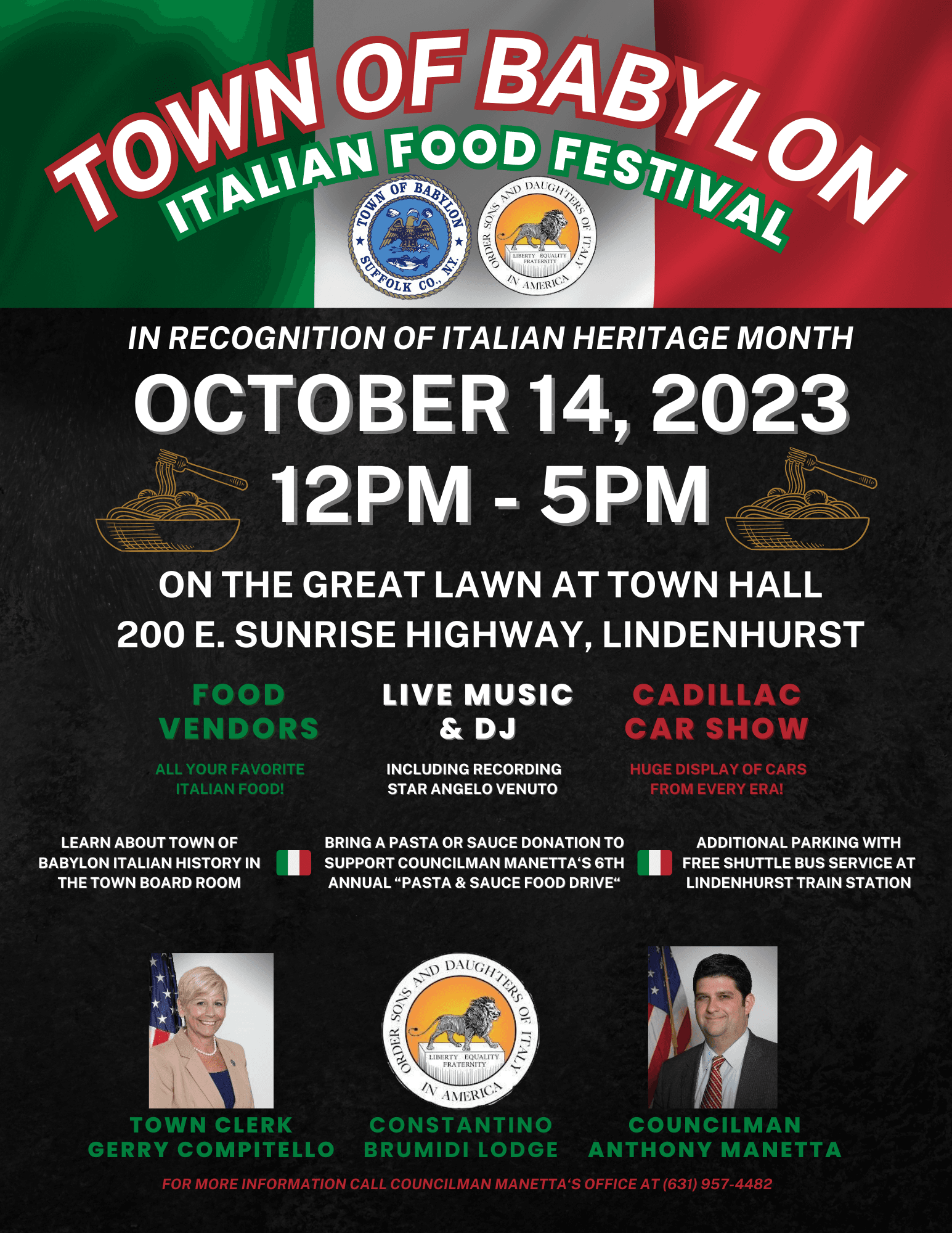 Italian Food Festival Flyer