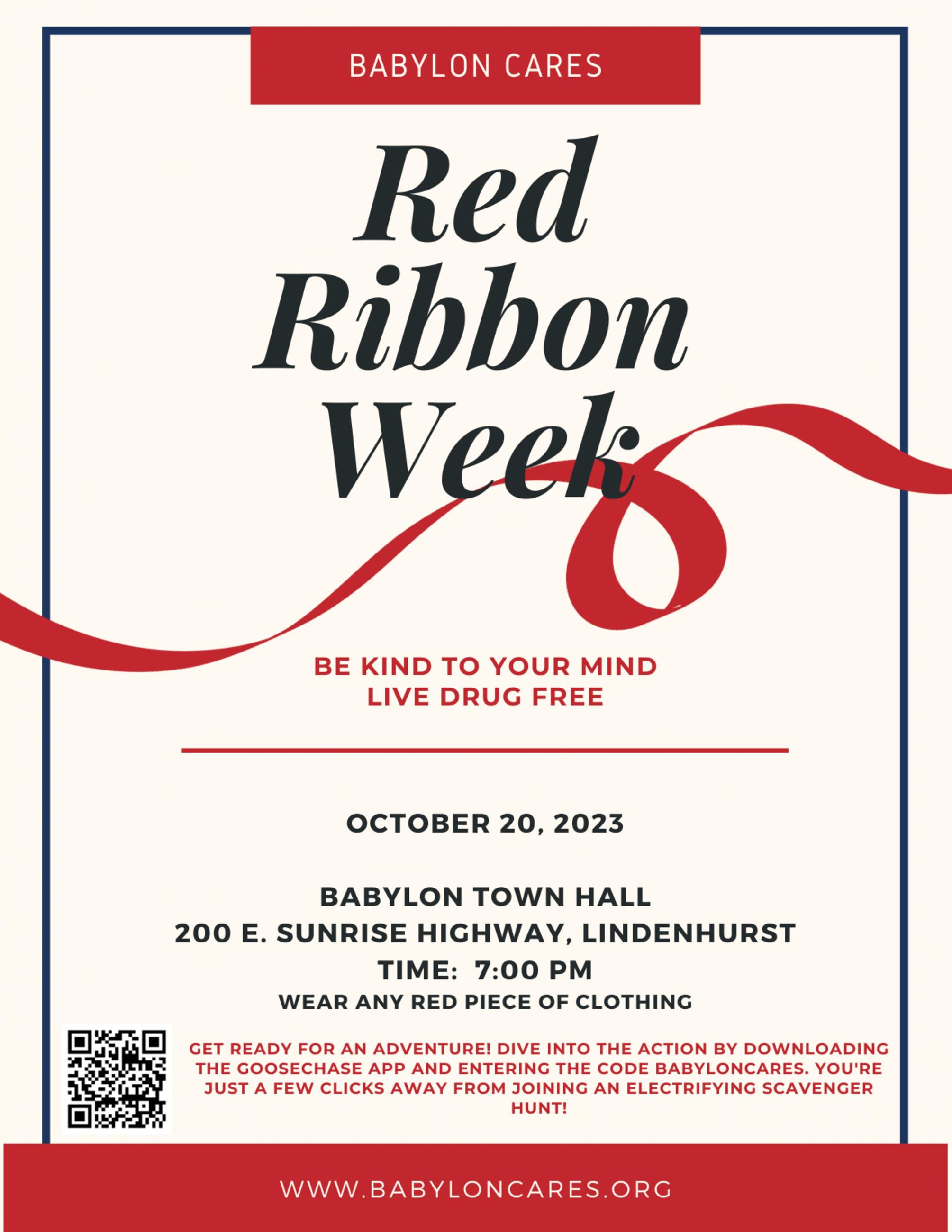 Red Ribbon Flyer