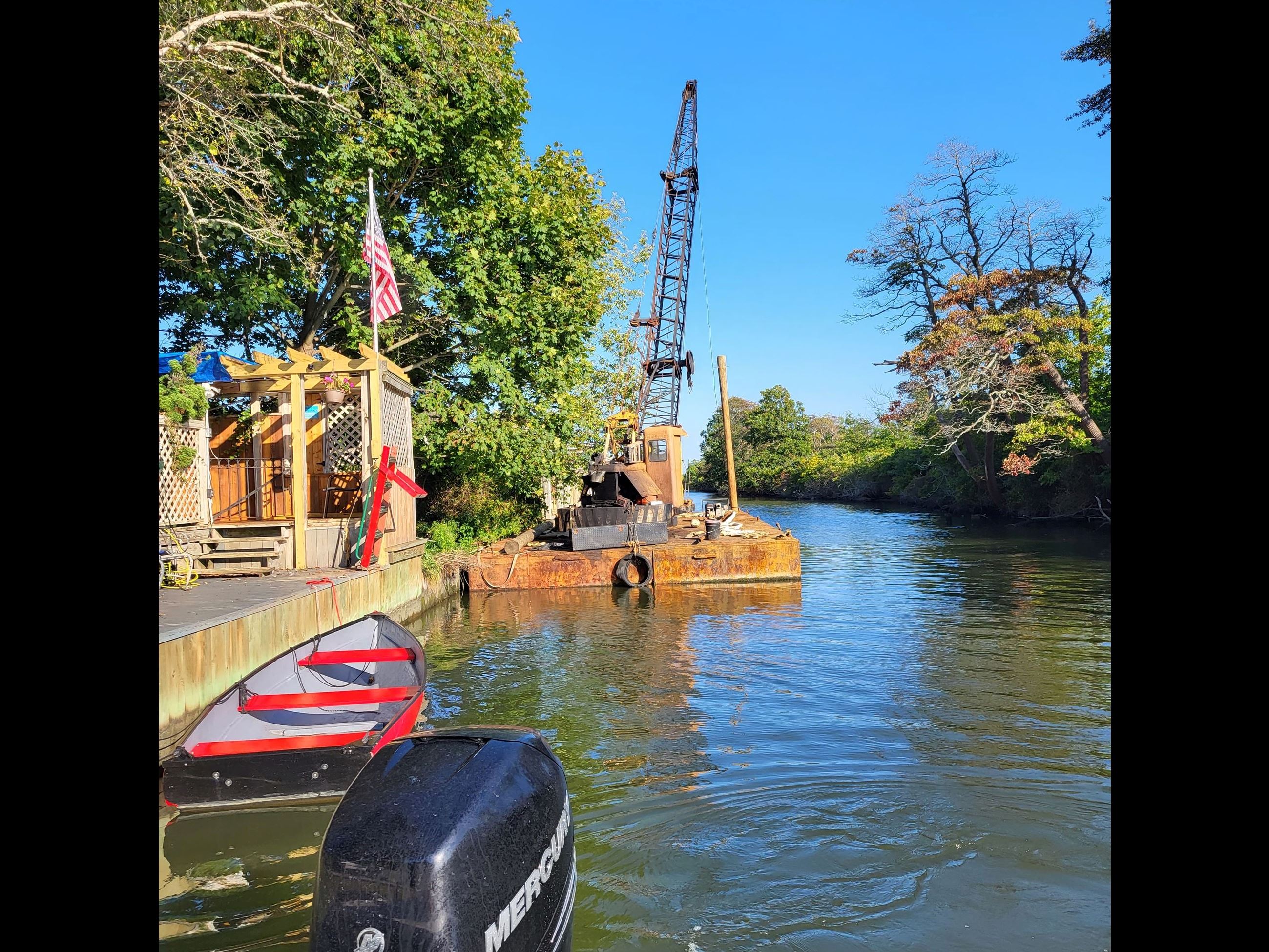 Abandoned Barge Indian Island