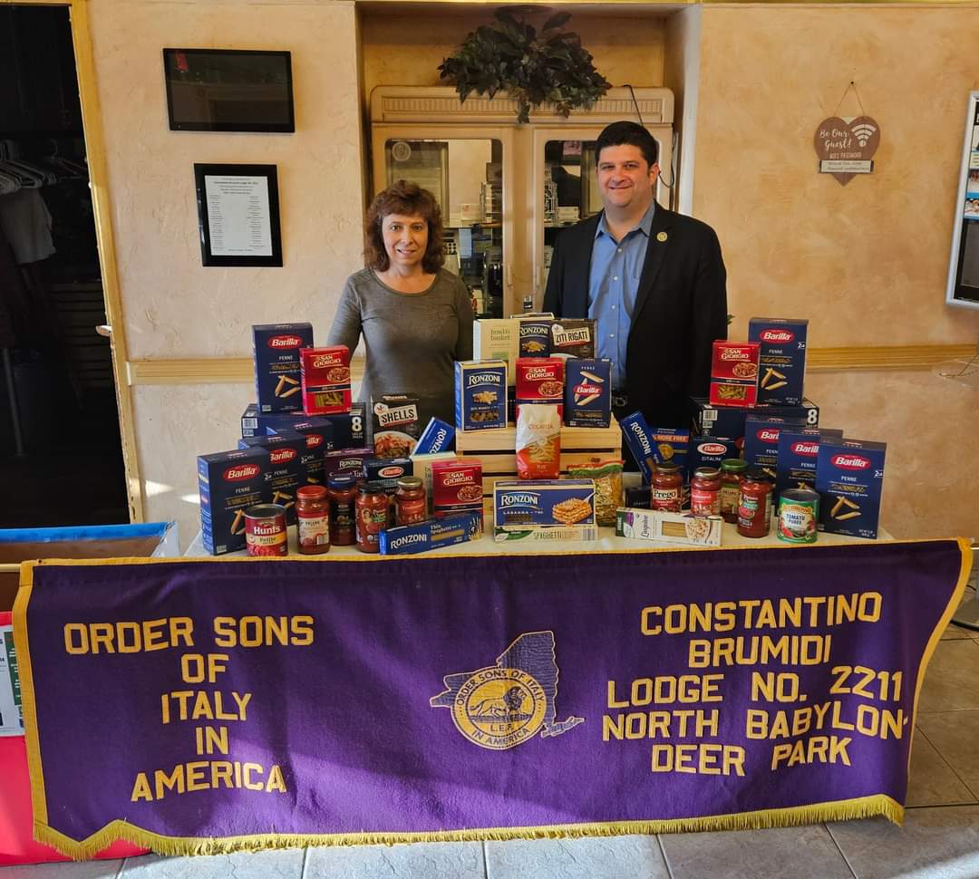 Pasta Donations - Sons of Italy 